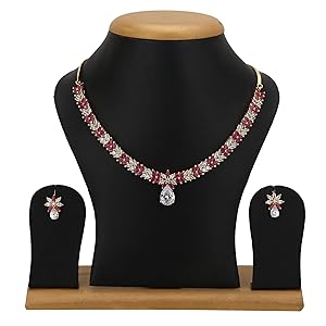 AMERICAN JEWELLERY COLLECTIONS 小売版 Amazon.com: American Diamond AD/CZ Zircon Fashion Jewellery